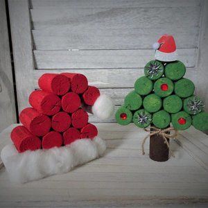 CORK Santa Hat & Christmas Tree Set